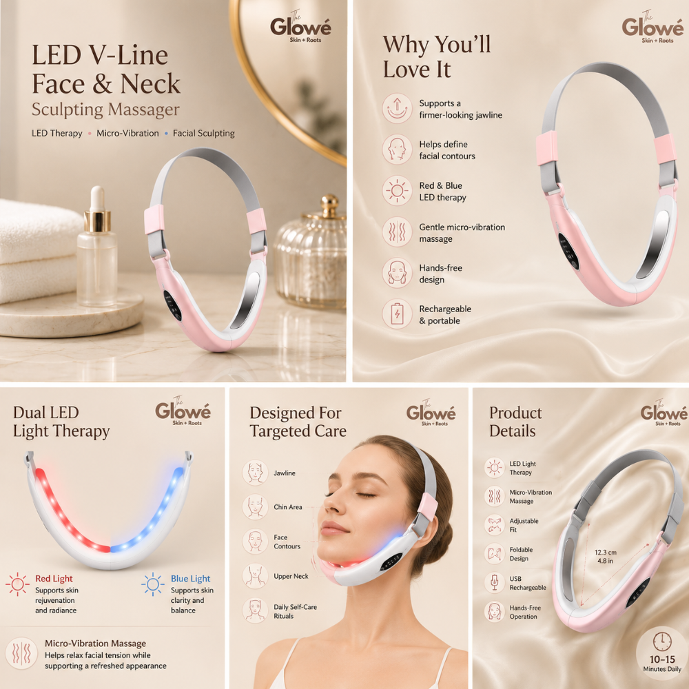 LED V-Line Face & Neck Sculpting Massager