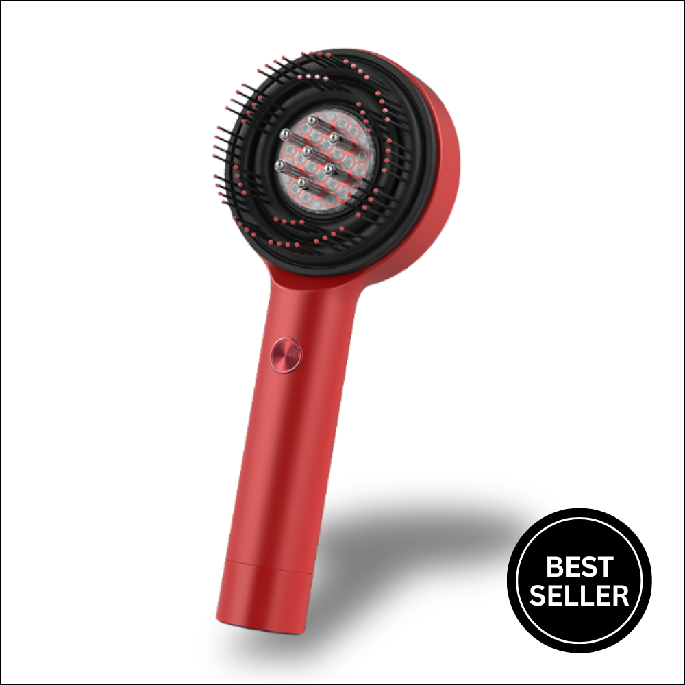 Red Light Therapy Scalp Massage Brush