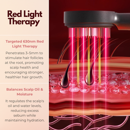 Red Light Scalp Brush