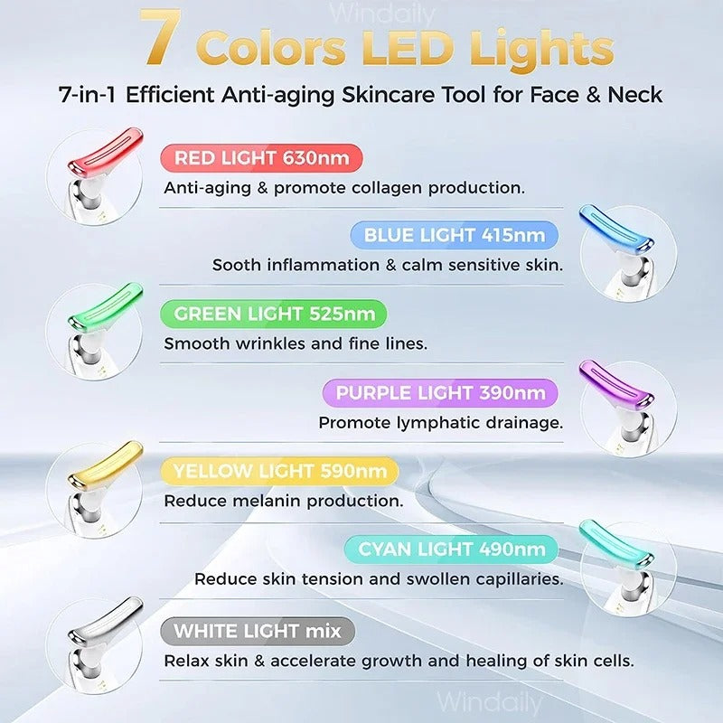 7-in-1 LED Face & Neck Sculpting Device