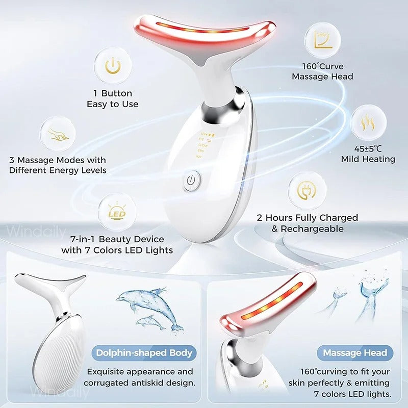 7-in-1 LED Face & Neck Sculpting Device